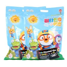 뽀로로 데일리 비타민D +아연 1 000정 대용량 어린이 비타민, 2개