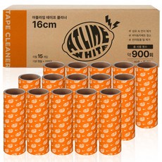 아뜰라임화이트 초강력 사선 컷팅 테이프 클리너 16cm 리필 세트, 15개