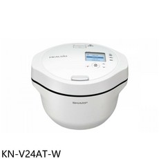 SHARP夏普 KN-V24AT-W 2.4公升智慧攪拌零水鍋，零水烹調保留原味，智慧攪拌輕鬆料理