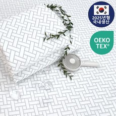 국내생산 열대야 여름침대패드 냉감침대패드 슈퍼싱글, 화이트
