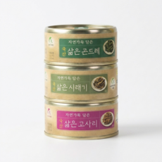 캔나물 통조림 3종 맛보기 시래기 곤드레 고사리 나물 반찬, 1개