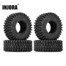 INJORA 57 22mm 슈퍼 소프트 스티커 1.0 휠 타이어 1/18 1/24 RC 크롤러 자동차 TRX4M Axial SCX24 AX24 업그레이드(T1016)