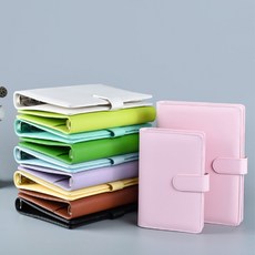 벨로브 6공 마카롱 바인더 속지 포카 노트, 1개, 퍼플