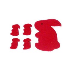 (kc인증)토끼스펀지(고급형)(Rabbit Sponge), 1개