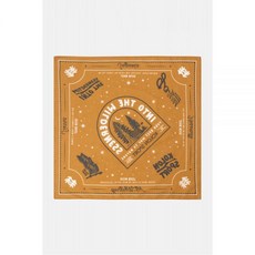 코오롱스포츠 남녀공용 하이킹 그래픽 반다나 QEAAX26113MUS QEAAX26113MUS 425789, XXX, 머스타드