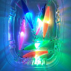 LED에기 축광 에기 쭈꾸미낚시채비 쭈꾸미 문어 갑오징어 낚시 애기 채비 카킹즈, (6)오렌지, 1개