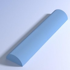 밸런스 요가 폼 롤러 반원 블록 벽돌 허리 재활 운동, 1개, 1cm, 스카이블루 30x6.3cm