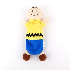 피너츠 봉제 인형 필통 파우치 (3 option), 1개, 옐로우블루(찰리브라운)