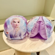 성인용 수영 연습 부력 보조 팔튜브 여름 물놀이 장비 안전 수상 레저용품, 1개, 아이사 공주 어린이용 17.5~45kg