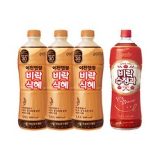 이천햅쌀 비락식혜 1.5L+ 수정과 1.5L 혼합구성, 4개, 1.5L