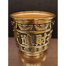 〔歡喜佛具〕招財斗爐 招財進寶爐 安爐大吉 銅製斗爐 神明爐 香爐 拜拜用品, 1個