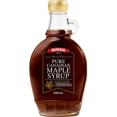 퀸 퓨어 캐나다 메이플 시럽 250ml Queen Pure Canadian Maple Syrup, 1개