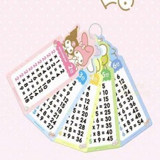 LM6 산리오 구구단카드 아기벽보 구구단공부