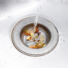 전체타공 깔끔간편 음식쓰레기 제거 싱크대 거름망3종, 중 9cm(11702), 1개