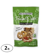 Snack Factory 프레즐 크리스 갈릭 파마산 델리 스타일, 204g, 2개