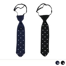 심플도트 유아 아동 어린이 니트 넥타이2601