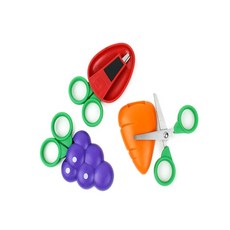 누로아 과일 자석 케이스 가위 초미니가위 다꾸가위, 딸기