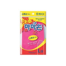 [마미손] 고무장갑 오른손 하나, 대(L), 4개