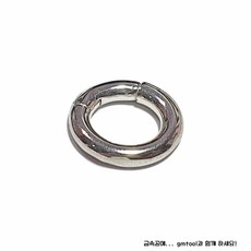 원형도넛연결장식 (C972 1513) (Round Hinged Hook Clasps), 15 x 9mm (C972) / 1개