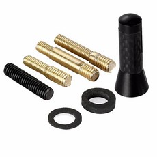 나사 금속 숏 뭉툭한 마스트 안테나 자동차 호환 스타일링 지붕 벤츠 액세서리 신호, 3.5cm