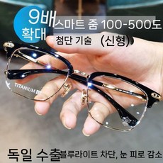 돋보기 안경 조절 스마트줌 스마트 휴대용 자동초점 노안 초경량 독서 작업용, E. 250도(60-64세 권장)