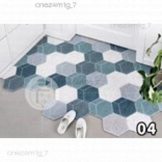 北歐風 刮泥地墊 絲圈地毯 大尺寸120cm 玄關門口專用地墊, 1個, 橫版04号 加密 絲圈  60 90cm