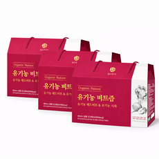 일등네이처 유기농 비트즙 비트사과즙 레드비트주스 엑기스 무첨가, 80ml, 90개