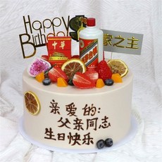 모형 케이크 생일 소품 파티용품 촬영용 샘플 스튜디오 케잌 클레이, 6인치, H09