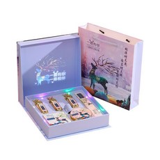 口紅套裝化妝品一整套彩妝禮盒全套送女朋友生日禮物大牌, 1個, 古韻新款口紅套裝【高端禮盒裝】