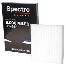 미국출고 평점4.5+ 189682 Spectre 에센셜 캐빈 에어 필터: 프리미엄 50% 긴 수명: 일부 2003-2020 혼다/아큐라와 호환 (어코드 파일럿 여권 릿젤, Select 2003-2020 HONDA/ACURA