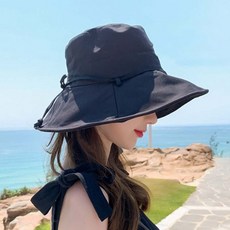 여성 버킷햇 벙거지모자 좌외선차단캡 바캉스 야외활 zin+749ST