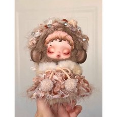 SP 스컬판다 팝마트 정원 겨울 음악 판다 드레스 인형 인형옷 소품, 아기 옷 + 머리 장식 액세서리에는 인형이 포함되지 않, 숲의 요정 2 세트