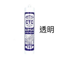 好樂購 CTC 707 水性矽利康 填縫劑 室內填縫 美縫, 1個, 白色