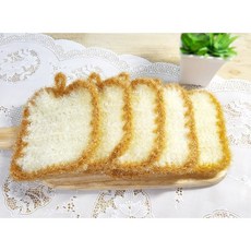 영스타 나무이야기 반짝이 아크릴 수세미 식빵, 10개입, 1개