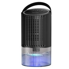 제습기 963.9g(34온스) 가정용 소형 제습기 초저소음 (25dB) 350제곱피트 미니 제습기 욕실 침실 옷장 지하 RV용 휴대용 7가지 색상 LED 스마트 해동, 제습기, 963.9g(34온스) 가정용 소형 제습기,