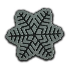 Toejamr 스노우보드 스톰프 패드 - 스노우 플레이크 그레이, Toejamr 스노우보드 스톰프 패드 - 스노우 플레이, 1개