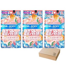 판로 한정 초냉감 바디 시트 피치 금목 의 향기 3개, 1ml