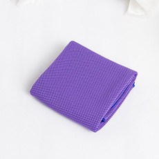 도리팝 쿨링 아이스 실크 냉각 타월 빠른 건조 피트니스 스포츠 타월 얼음, 보라색, 폴리에스터 30x100(2023 등산 가방)