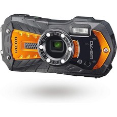 RICOH WG-70 오렌지 리코 본격 방수 디지털 카메라 14m 방수 (연속 2시간) 1.6m, 1개