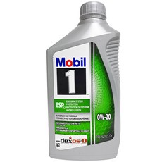 모빌원 Mobil1 ESP X2 0W20 946ml 엔진 오일, 1개