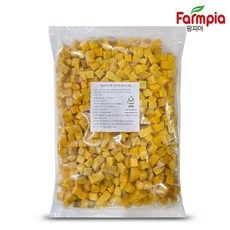 팜피아 냉동 아이스 스팀 고구마 2kg 15mm 큐브컷팅/식단/샐러드/도시락, 1개