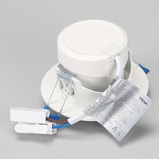 비츠온 다운라이트 MR16 일체형 회전 3인치 8W 주광색 화이트 LED 전구 램프 조명, 1개