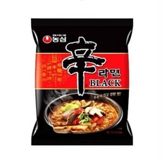 韓國農心 黑辛拉麵 130g (牛骨雪濃湯味) 袋裝, 1個