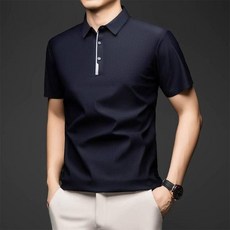 男士冰絲涼感 polo 衫