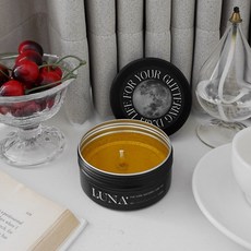 후유센 루나 95g 젤캔들 - 보름달 (옐로우), 도손