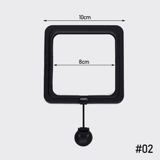 흡입 수족관 피더 액세서리 스테이션 링 트레이 플로팅 컵 물고기, 2) 02
