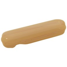 便攜式餐具收納盒：環保隨身餐具盒，適用於筷子、湯匙、刀叉等，兒童餐具收納盒, 黃色, 1個