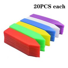 방수 플라스틱 식물 태그 정원 포스트 화분 멀티 컬러 4 인치