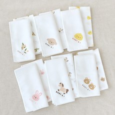 베이비앤아이 무형광 순면 손수건 10P 세트
