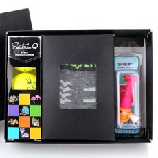 블랙폰드 골프 선물 세트 기프트 양말 3구 A 998382EA pon+33144rA, 강아지인형골프티